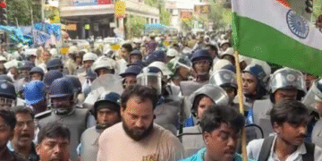 নবান্ন অভিযান মিছিলে জখম আরজি করের নির্যাতিতার মা; উনি যতক্ষণ চাইবেন মিছিল চলবে, হুঙ্কার শুভেন্দুর